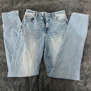 American Eagle Outfitters Light Blue Mom Jeans
